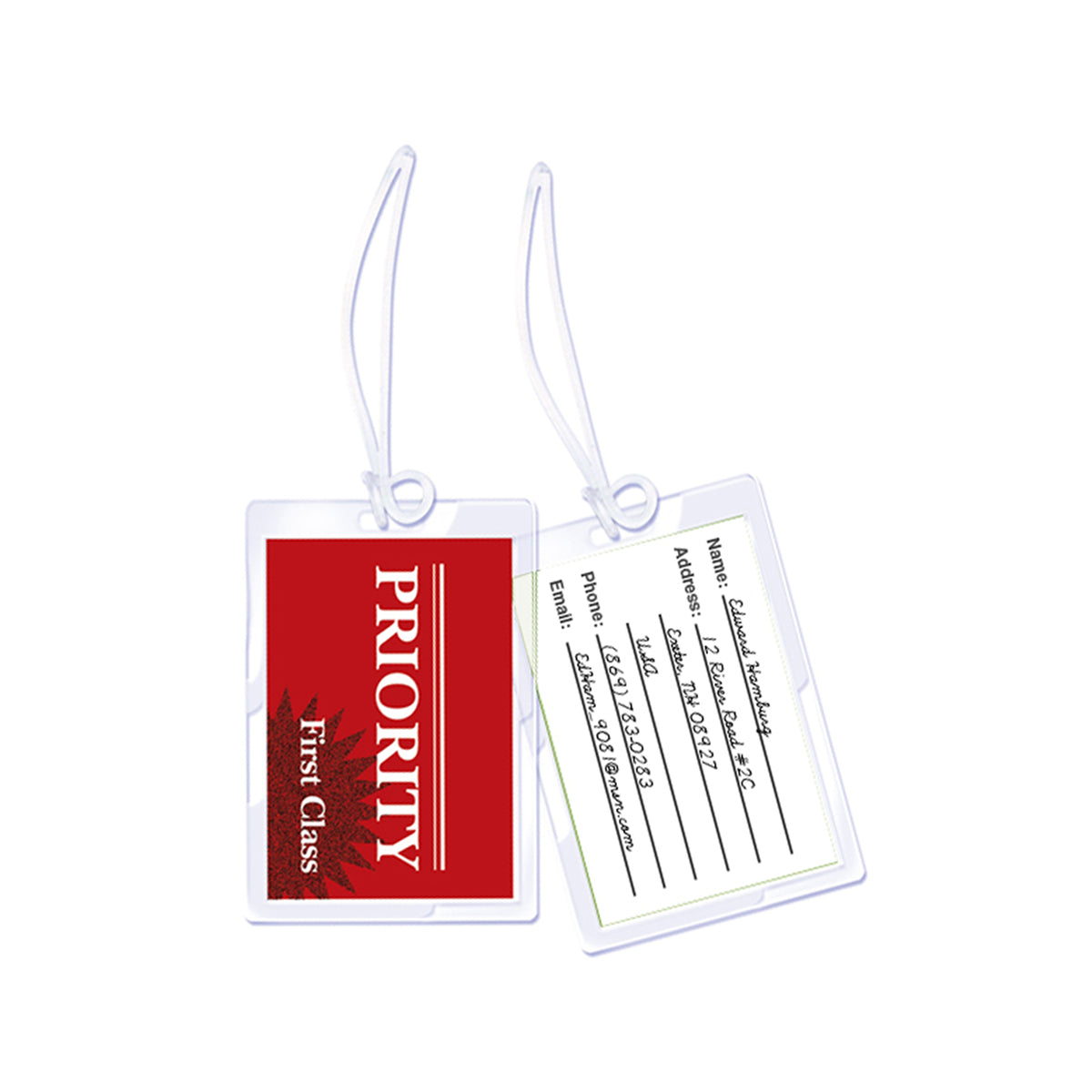 Rf05lugl0025, Thermal Laminating Pouches, Luggage Tag Size – Royal 